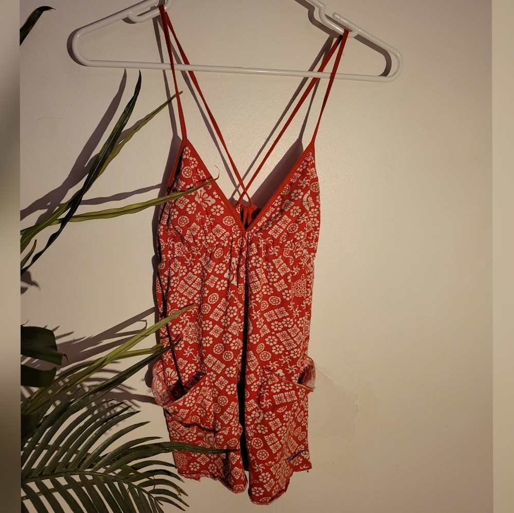 Billabong orange tank top